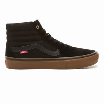 Vans Sk8-Hi Pro - Miesten Korkeavartiset tennarit - Mustat